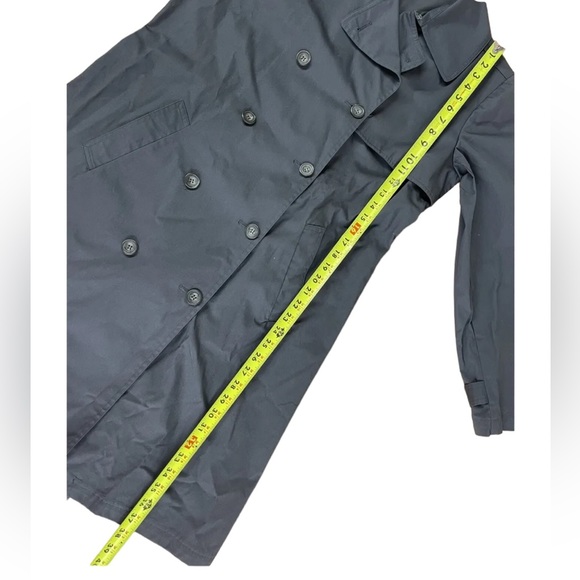 Garnet Hill double breasted trench coat M - Picture 7 of 11